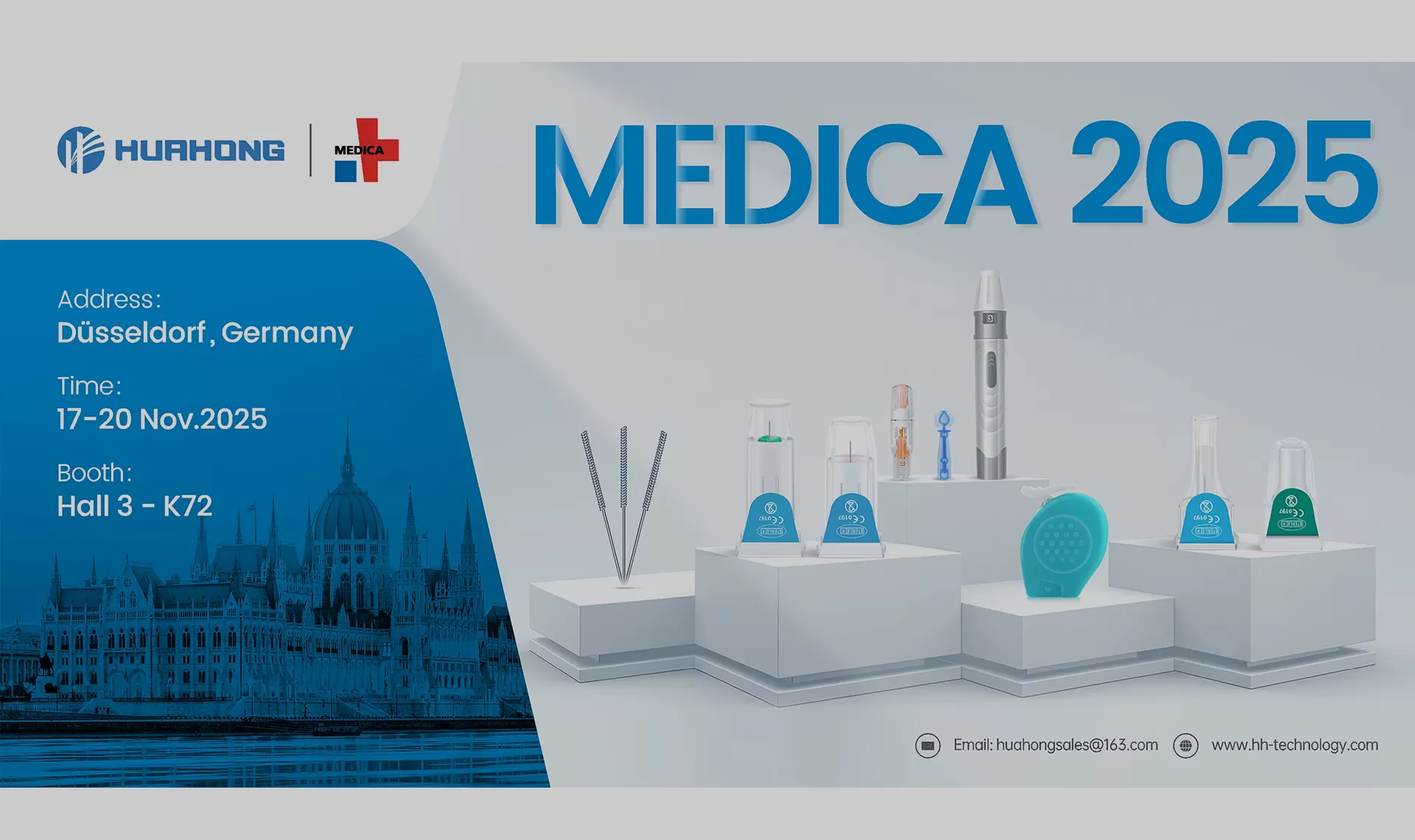 Deeply Cultivating the Global Market: Tianjin Huahong Debuts at MEDICA 2025